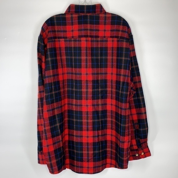 River Trader Plaid Flannel Button Up Shirt Size XL NWT - Picture 2 of 6